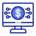 Currency Monitor Digital Money Icon