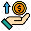 Currency Hand Investment Icon