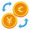 Currency Yen Euro Icon