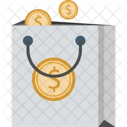 Currency Bag  Icon