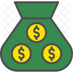 Currency Bag  Icon