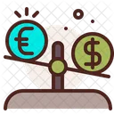 Currency Balance Balance Scale Icon