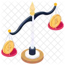 Financial Balance Capital Equity Weight Scale Icon