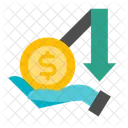 Currency depreciation  Icon