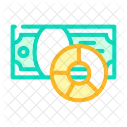 Currency Donut Char  Icon