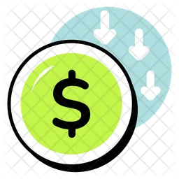 Currency Down  Icon