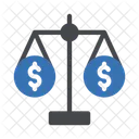 Currency Equality Equality Dollar Scale Icon