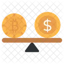 Currency Equilibrium Break Even Point Currency Stability Icon