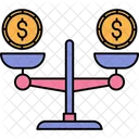 Currency Equilibrium Currency Balance Money Balance Icon