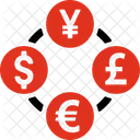 Currency Exchange Coins Business Icon