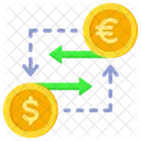 Currency Exchange Dollar Euro Icon