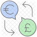Currency Exchange Lineal Color Icon Icon