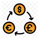 Currency Exchange Money Business Icon
