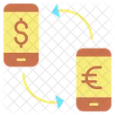 Monline Transaction Currency Exchange Dollar To Euro Icon