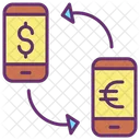 Monline Transaction Currency Exchange Dollar To Euro Icon