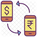 Mmoney Transaction Currency Exchange Dollar To Rupee Icon