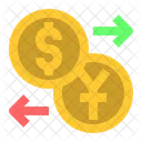 Currency Exchange Dollar Yen Icon