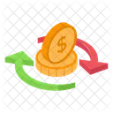 Currency Exchange Finance Icon