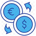 Currency Exchange Symbol Icon