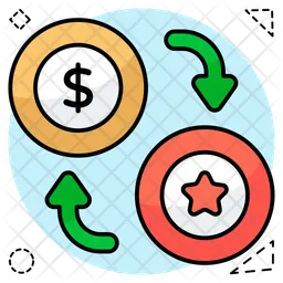 Currency exchange  Icon