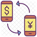 Mcurrency Transaction Currency Exchange Dollar To Yen Icon