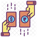 Mbusiness Payment Currency Exchange Dollar To Rupee Icon