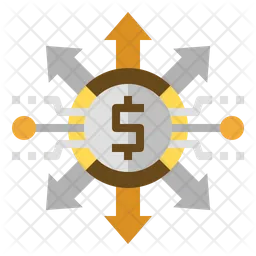 Currency Fluctuation  Icon