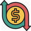 Currency fluctuation  Icon