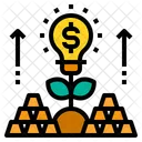 Currency Growth  Icon