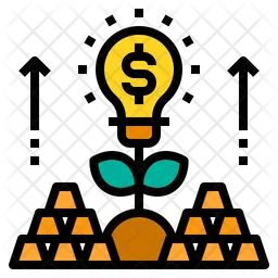 Currency Growth  Icon