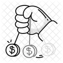 Money Manipulation Hypnosis Finance Icon