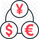 Currency Rate Dollar Euro Icon