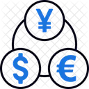 Currency Rate Dollar Euro Icon