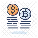 Currency Rate Bitcoin Dollar Icon
