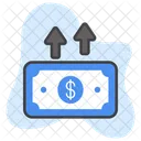 Currency Up  Icon