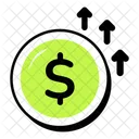 Currency Up  Icon