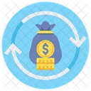 Current Assets Moneybag Money Icon