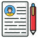 Perfil Dados Biograficos Cv Icon