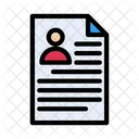 Documento Registros Folha Icon