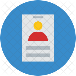Curriculum vitae Icon