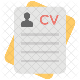 Curriculum Vitae Icon - Download in Flat Style