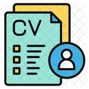 Resume Curriculum Vitae Cv Icon