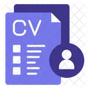 Resume Curriculum Vitae Cv Icon