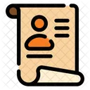 Curriculum Vitae Document Interview Icon