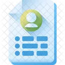 Curriculum Vitae Resume Cv Icon