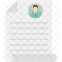 Curriculum Vitae Cv Job Profile Icon
