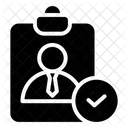 Cv Biography Curriculum Vitae Icon