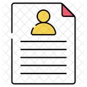 Curriculum Vitae  Icon