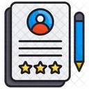 Curriculum Vitae Professional Job Icon