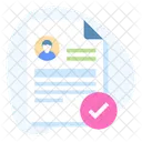 Curriculum Vitae Employee Icon